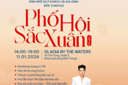 GLADIA BY THE WATERS – SỰ KIỆN “PHỐ HỘI SẮC XUÂN”